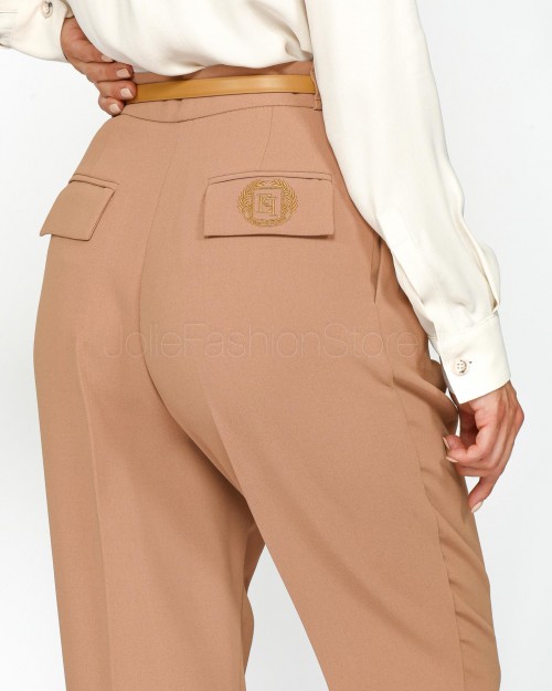 Elisabetta Franchi Pantalone Camel  PA02846E2 032