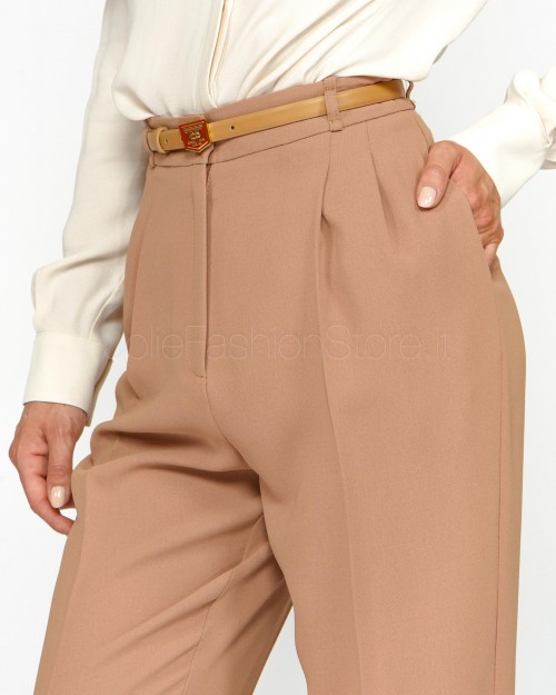 Elisabetta Franchi Pantalone Camel  PA02846E2 032