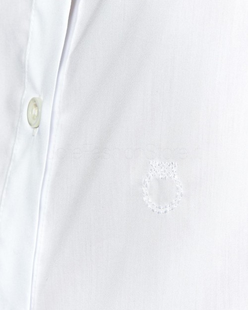 Pinko CUBA BRILLIANT WHITE STRETCH POPLIN SHIRT.  103709 A1Y2 Z04