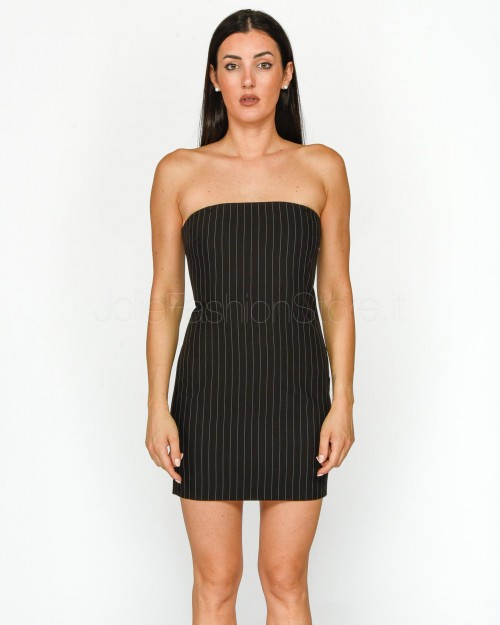 Patrizia Pepe DRESS/DRESS Black Stripes  8A1342 A457 F1OO