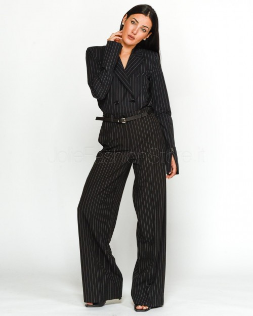 Patrizia Pepe BODY SHIRT/BODY BLOUSE Black Stripes