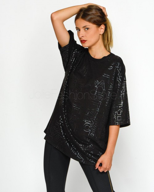 Elisabetta Franchi T-Shirt Over Nera