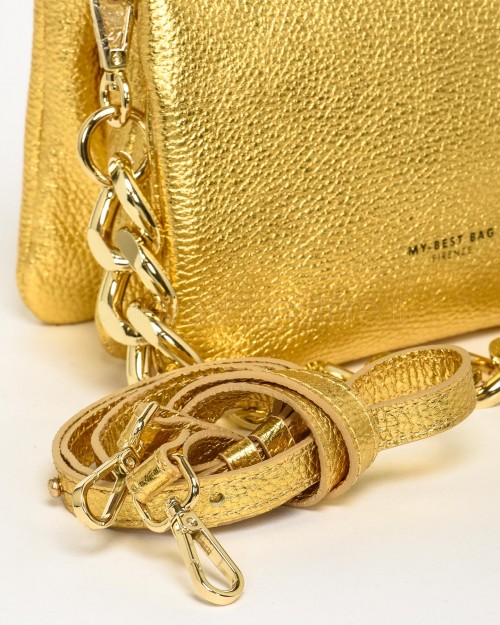 My Best Bag Borsa Trio Mini Reflex Dollaro Oro  MYB 8128 ORO