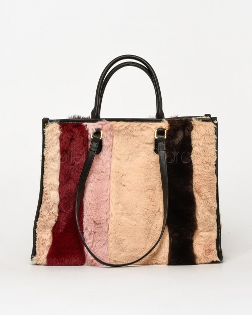 My Best Bag Atena Aspen Handbag in Eco Fur Bona Pattern  MYB 8111 BONA PATTERN