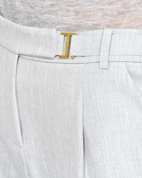 Patrizia Pepe Pantaloni Grigio Chiaro Mel.  8P0622 A453 S263