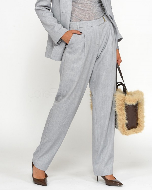 Patrizia Pepe PANTS/TROUSERS Light Gray Mel.  8P0622 A453 S263