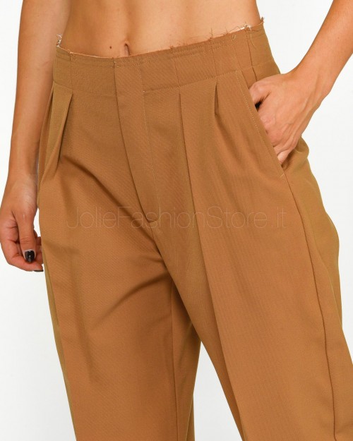 Solo Tre Pantalone Camel  M1S0019 SU 62S