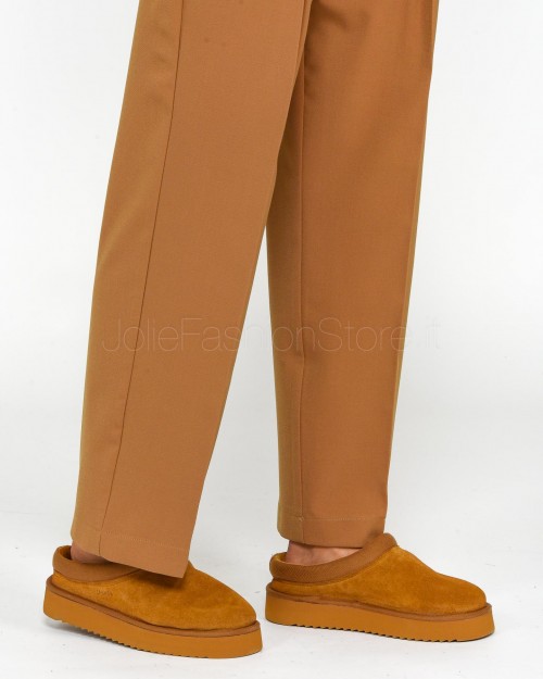 Solo Tre Pantalone Camel  M1S0019 SU 62S