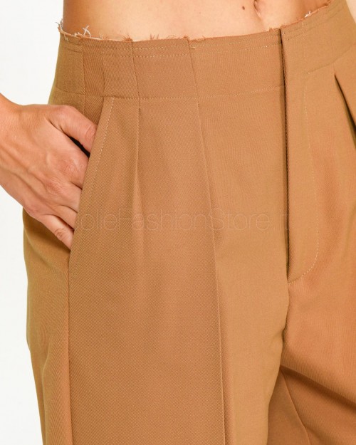 Solo Tre Pantalone Camel  M1S0019 SU 62S