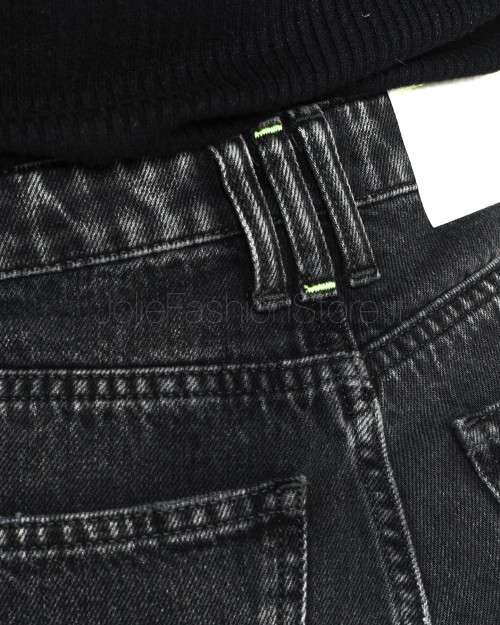 Solo Tre Denim a Sigaretta Nero  M1S0110 A DENIM NERO