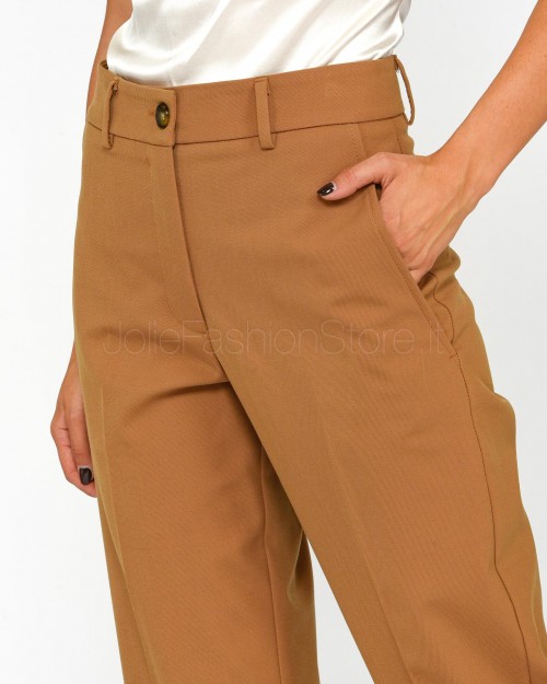 Solo Tre Cigarette Pants Camel  M1S0127 SU 62S