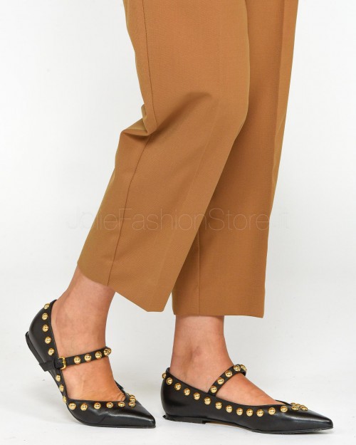 Solo Tre Cigarette Pants Camel  M1S0127 SU 62S