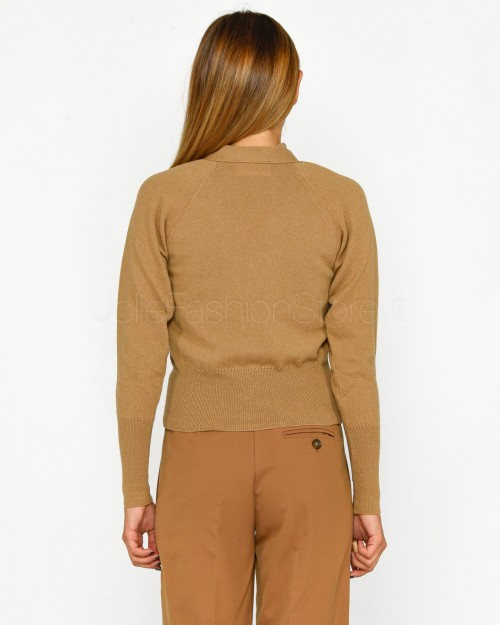 Solo Tre Cardigan Nocciola  M3S0051 SU 61S