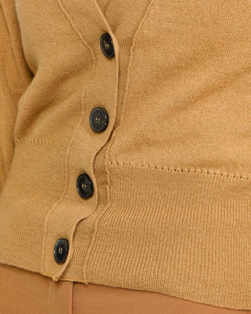 Solo Tre Cardigan Nocciola  M3S0051 SU 61S