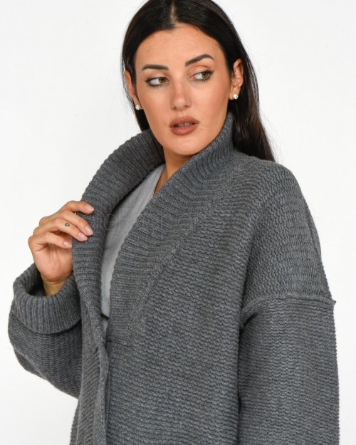 Solo Tre Cardigan Over Ferro  M3S0075 SU 92S