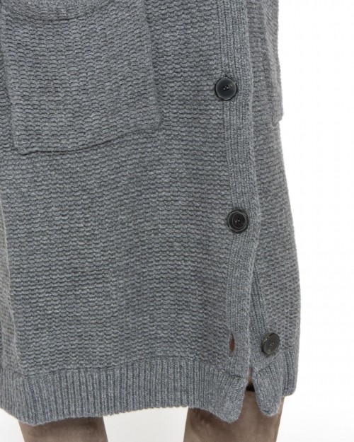 Solo Tre Cardigan Over Ferro  M3S0075 SU 92S