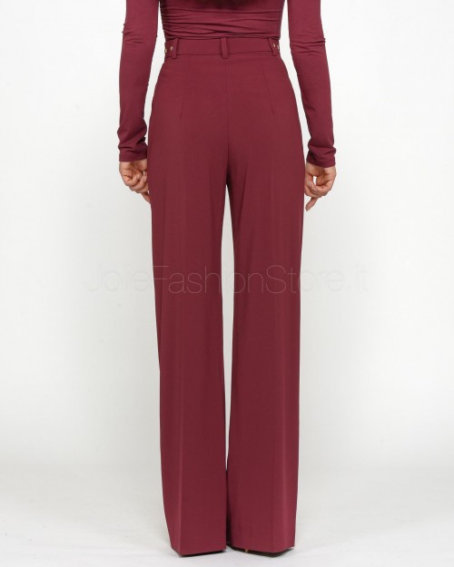 Patrizia Pepe Pantaloni Palazzo Plum Elixir  8P0653 A6F5 M511