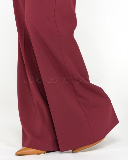 Patrizia Pepe Pantaloni Palazzo Plum Elixir  8P0653 A6F5 M511