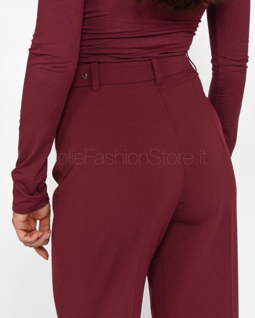 Patrizia Pepe Pantaloni Palazzo Plum Elixir  8P0653 A6F5 M511