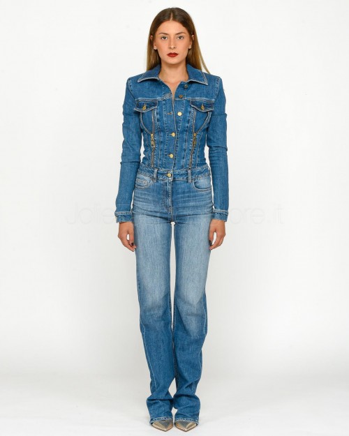 Elisabetta Franchi Tuta in Jeans  TJ33I46E2 104