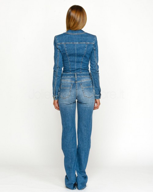 Elisabetta Franchi Tuta in Jeans  TJ33I46E2 104