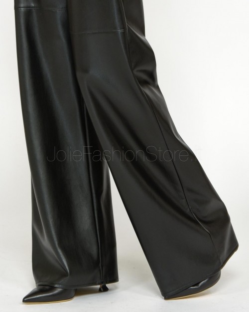 Patrizia Pepe Pantaloni in Ecopelle Nero  8P0623 E005 K103