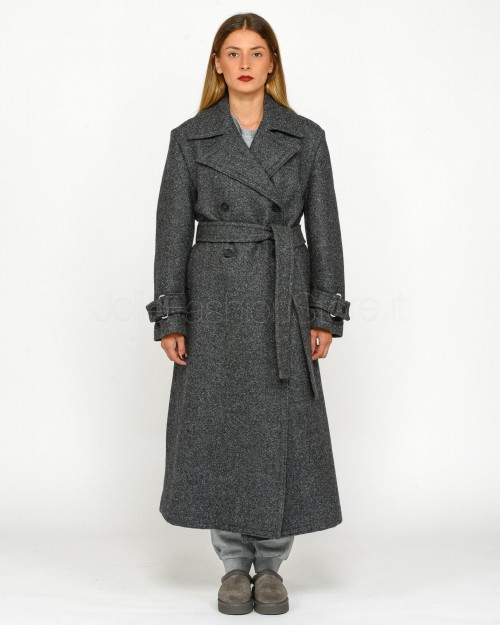 Pinko CALICE COAT DYED FI GRAY - PEWTER CLOTH  104041 A23R I75