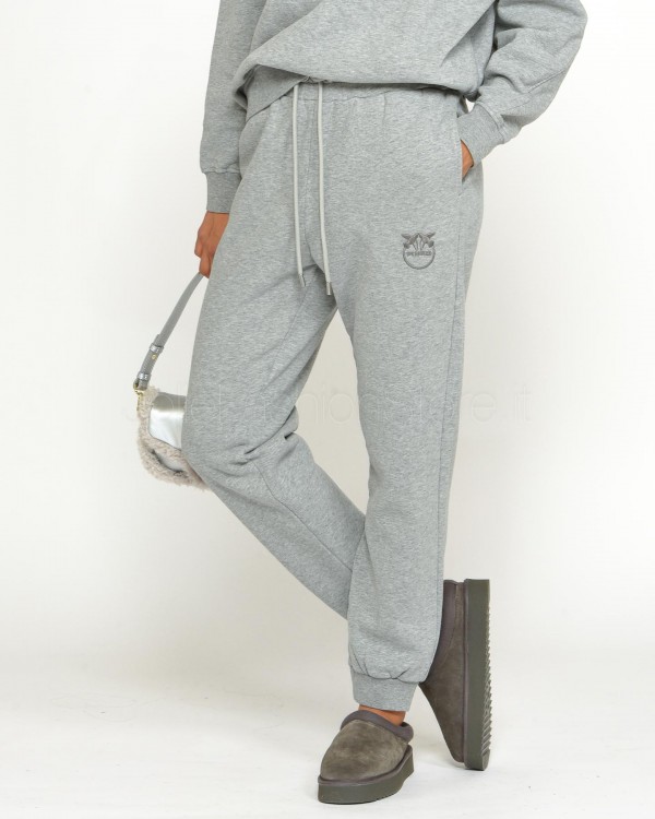 Pinko Pantalone Jogger in Felpa Grigio  100371 A21P I42