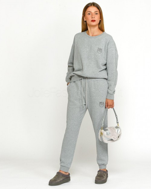 Pinko SETUP SWEATSHIRT OLD WASH LO RAIN GREY  101831 A21P I42