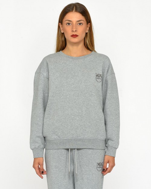 Pinko SETUP SWEATSHIRT OLD WASH LO RAIN GREY  101831 A21P I42