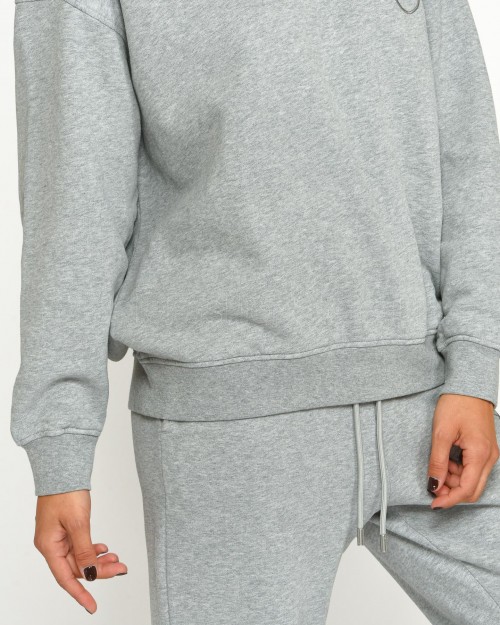 Pinko SETUP SWEATSHIRT OLD WASH LO RAIN GREY  101831 A21P I42