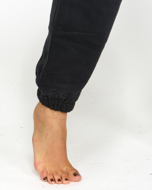 Patrizia Pepe Pantaloni in Felpa Nero  8P0618 J079 K103