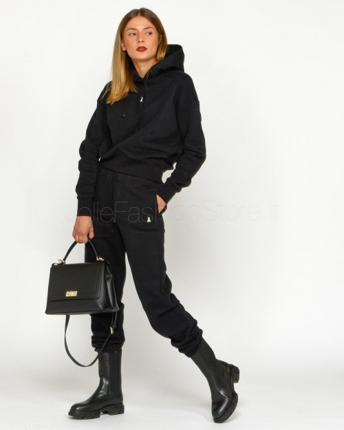 Patrizia Pepe Pantaloni in Felpa Nero  8P0618 J079 K103