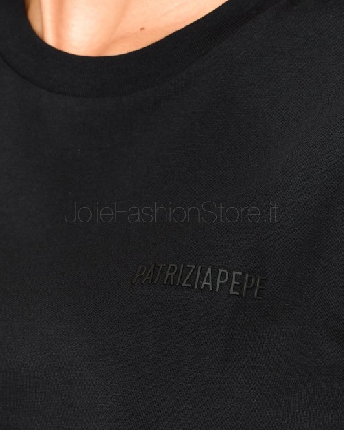 Patrizia Pepe Basic Black T-shirt  2M4373 J111 K103