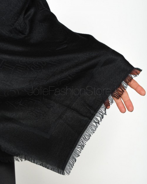 Elisabetta Franchi Pashmina Rettangolare Nera  SC01F46E2 110