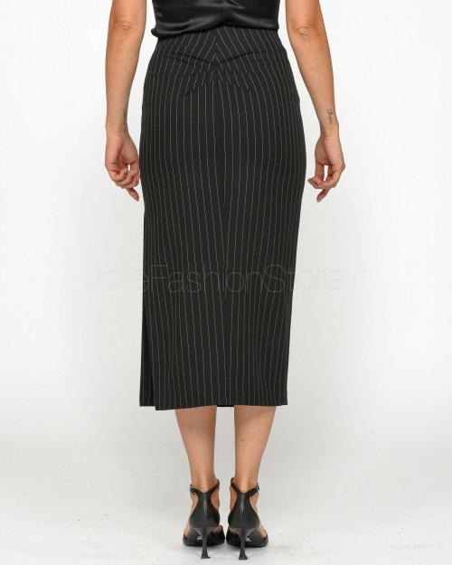 Patrizia Pepe SKIRT/SKIRT Black Stripes  8G0411 A457 F1OO