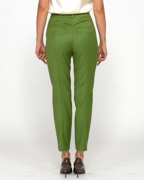 Patrizia Pepe Pantaloni a Sigaretta Green Garden  8P0614 A106 G163