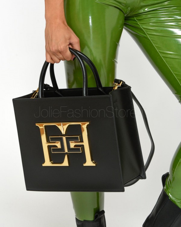 Elisabetta Franchi Borsa Shopping Grande Nera  BS05A46E2 110