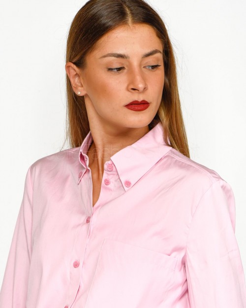 Patrizia Pepe Camicia con Taschino Cold Pink  8C0722 A4XB R836