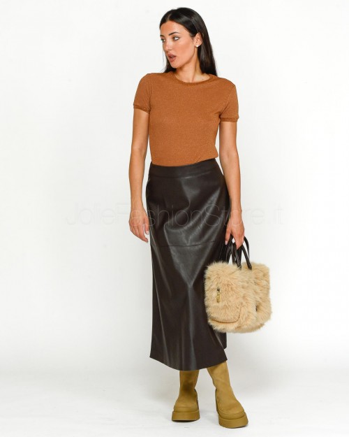 Patrizia Pepe MAGLIA/KNIT Ete. brown lurex