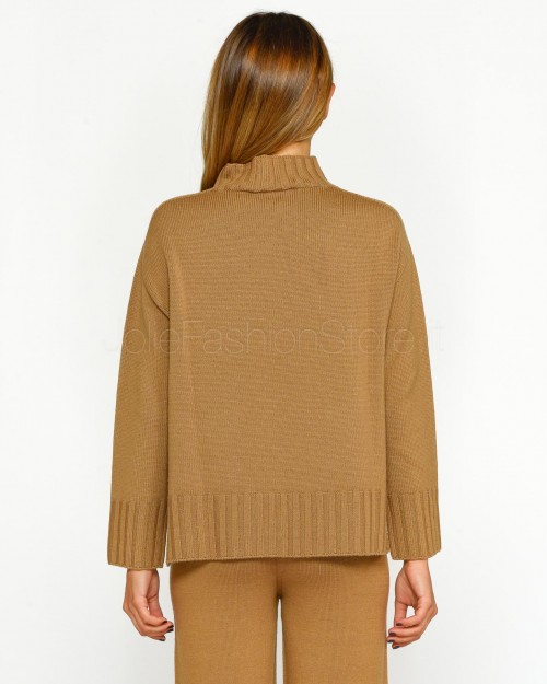 Solo Tre Maglione in Lana Camel  M3S0106 SU 62S