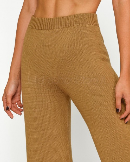 Solo Tre Pantalone in Lana Camel  M3S0107 SU 62S