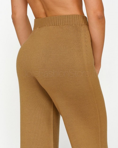 Solo Tre Pantalone in Lana Camel  M3S0107 SU 62S