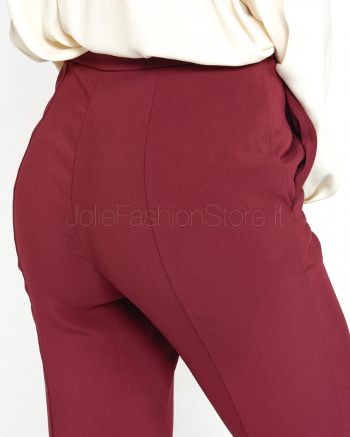 Patrizia Pepe Pantalone a Sigaretta Plum Elixir  8P0655 A6F5 M511