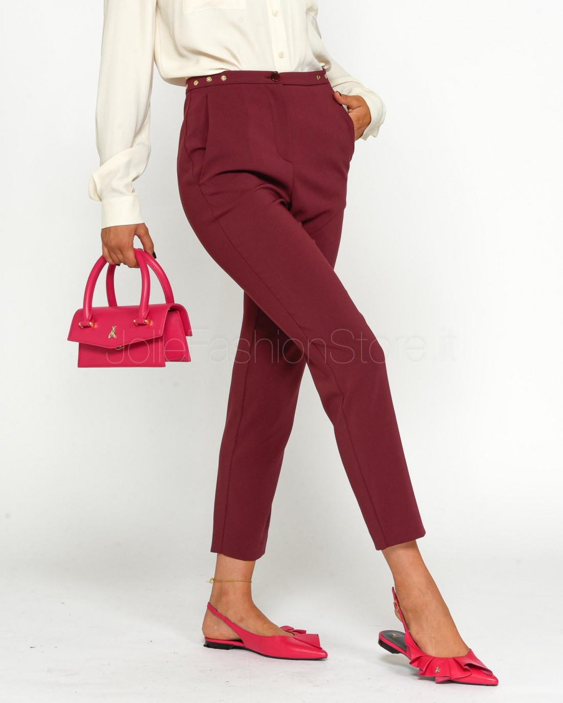 Patrizia Pepe PANTS/TROUSERS Plum Elixir  8P0655 A6F5 M511