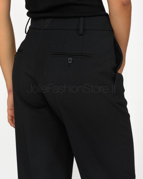 Pinko Pantalone in Twill di Lana Nero  103700 A1XX Z99