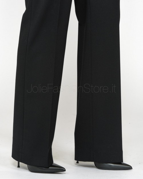 Pinko Pantalone in Twill di Lana Nero  103700 A1XX Z99