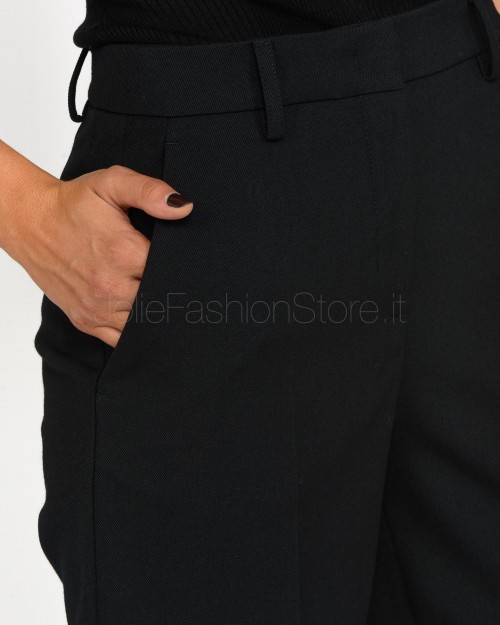 Pinko Pantalone in Twill di Lana Nero  103700 A1XX Z99