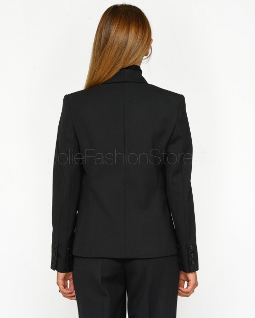 Pinko JAPAN BLACK WOOL TWILL JACKET LIMOUSINE  103694 A1XX Z99