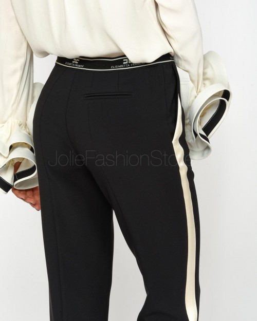 Elisabetta Franchi Pantalone Nero  PA01047E2 110